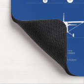 Cessna 172 Skyhawk - Flugzeugkonzepte ABD Mousepad (Ecke)