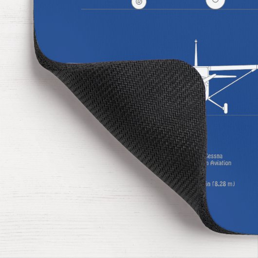 Cessna 172 Skyhawk - Flugzeugkonzepte ABD Mousepad (Ecke)