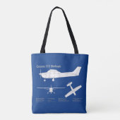 Cessna 172 Skyhawk - Flugzeugkonzepte ABD Tasche (Rückseite)