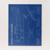 Cessna 172 Skyhawk - Flugzeugkonzepte AD Puzzle (Vertikal)