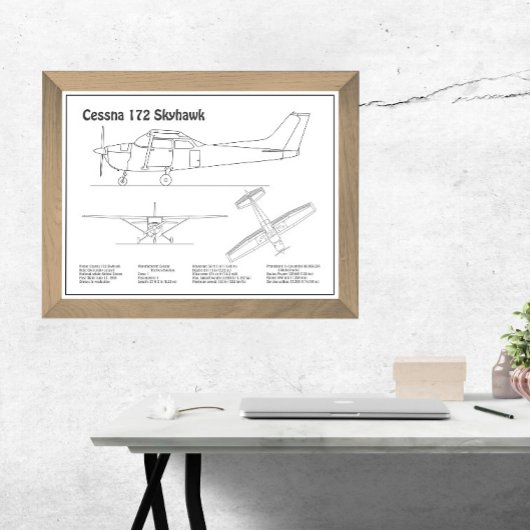 Cessna 172 Skyhawk - Flugzeugkonzepte BD Fotodruck