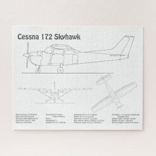Cessna 172 Skyhawk - Flugzeugkonzepte BD Puzzle