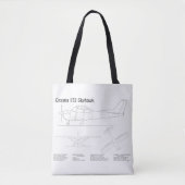 Cessna 172 Skyhawk - Flugzeugkonzepte BD Tasche (Vorderseite)