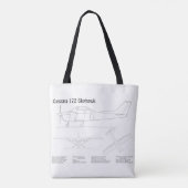 Cessna 172 Skyhawk - Flugzeugkonzepte BD Tasche (Rückseite)