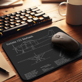 Cessna 172 Skyhawk - Flugzeugkonzepte PD Mousepad