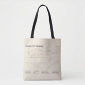 Cessna 172 Skyhawk - Flugzeugkonzepte SD Tasche (Vorderseite)