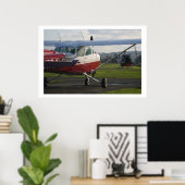 Cessna 172 und Schweizer 300C Poster (Heimbüro)