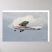 Cessna 172 zum Start Poster (Vorne)