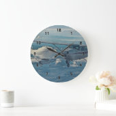 Cessna 182 - Seattle Große Wanduhr (Zuhause)