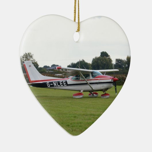 Cessna 182Q Keramik Ornament (Rechts)