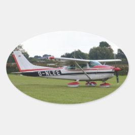 Cessna 182Q Ovaler Aufkleber