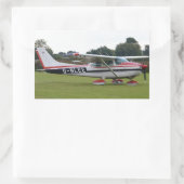 Cessna 182Q Rechteckiger Aufkleber (Tasche)
