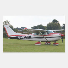 Cessna 182Q Rechteckiger Aufkleber