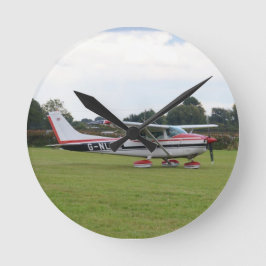 Cessna 182Q Runde Wanduhr