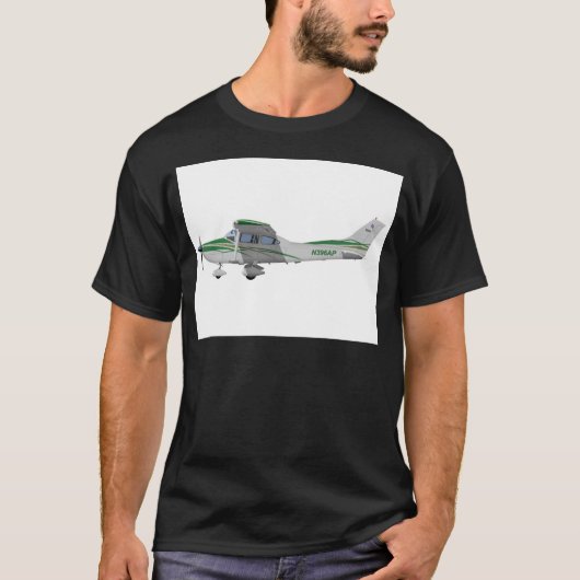 Cessna 182T Turbo Skylane II 396396 T-Shirt (Vorderseite)