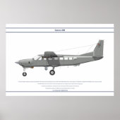 Cessna 208 AE Poster (Vorne)