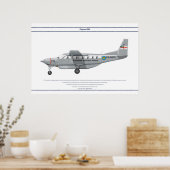Cessna 208 poster (Küche)
