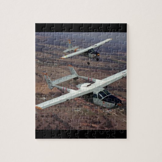 Cessna 337, and_Classic Luftfahrt 1967 Puzzle (Vertikal)
