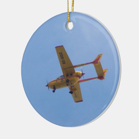 Cessna 337G SuperSkymaster Keramik Ornament (Links)