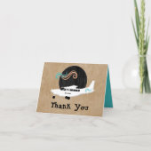 Cessna Flugzeug Dankeschön Karte (Vorderseite)