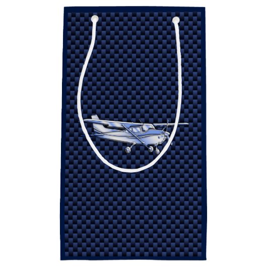 Cessna Flying Carbon Fiber Kleine Geschenktüte (Vorderseite)