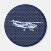 Cessna Flying Carbon Fiber Magnet (Vorne)