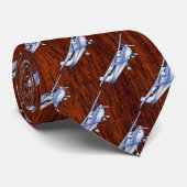 Cessna Flying Mahogany Krawatte (Gerollt)