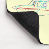 Cessna im Flug Mousepad (Ecke)