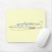 Cessna im Flug Mousepad (Mit Mouse)