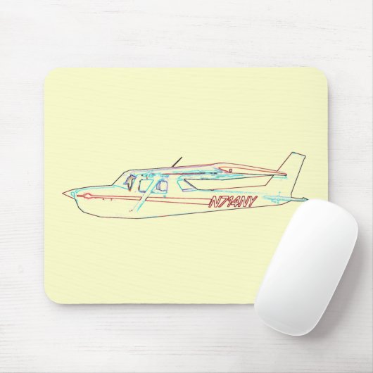 Cessna im Flug Mousepad (Mit Mouse)