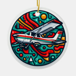 Cessna Keramik Ornament