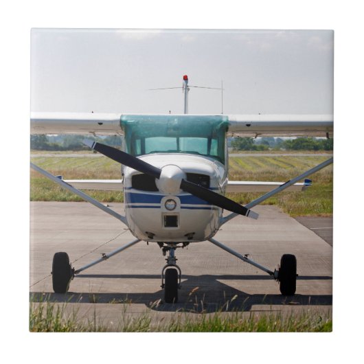 Cessna-Leichtflugzeug Fliese (Vorderseite)