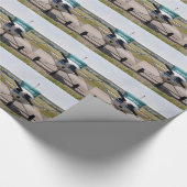 Cessna-Leichtflugzeug Geschenkpapier (Ecke)