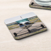 Cessna-Leichtflugzeug Getränkeuntersetzer (Linke Seite)