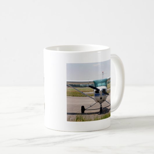 Cessna-Leichtflugzeug Kaffeetasse (VorderseiteRechts)