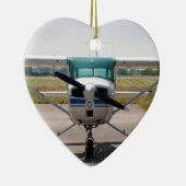 Cessna-Leichtflugzeug Keramikornament (Rechts)