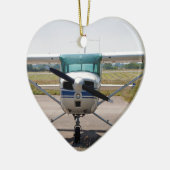 Cessna-Leichtflugzeug Keramikornament (Links)