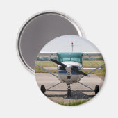 Cessna-Leichtflugzeug Magnet (Vorderseite/Rückseite)