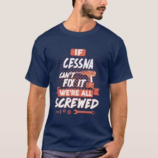 CESSNA Shirt, CESSNA Shirt für Männer (Vorderseite)