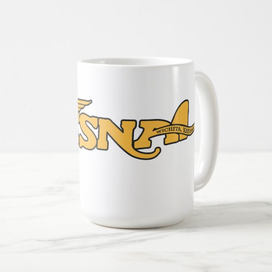 Cessna Vintage Kaffeetasse (VorderseiteRechts)
