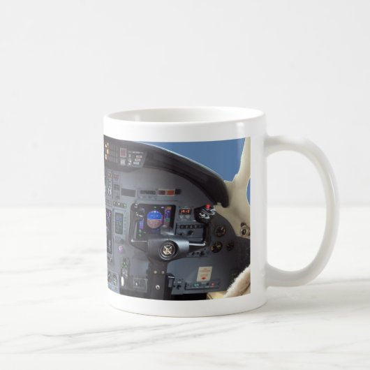 Cessna-Zitat-Excel-Cockpit Kaffeetasse (Rechts)