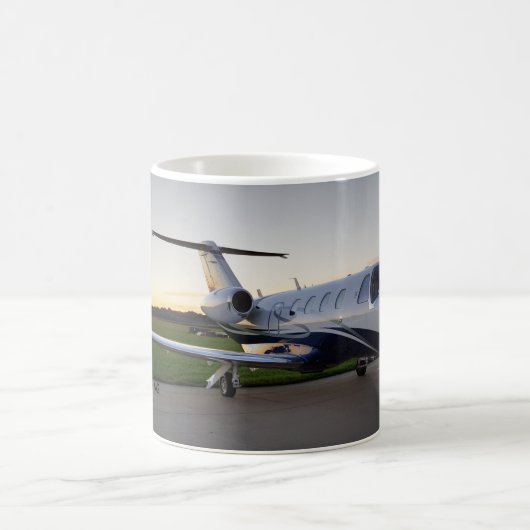 Cessna-Zitat M2 am Sonnenuntergang Kaffeetasse (Mittel)