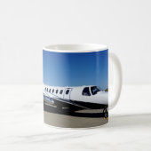 Cessna-Zitat-Zugaben-Tasse Kaffeetasse (VorderseiteRechts)