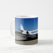 Cessna-Zitat-Zugaben-Tasse Kaffeetasse (Vorderseite Links)