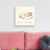 C'est Bon Bon Leinwanddruck (Insitu (Wohnzimmer))