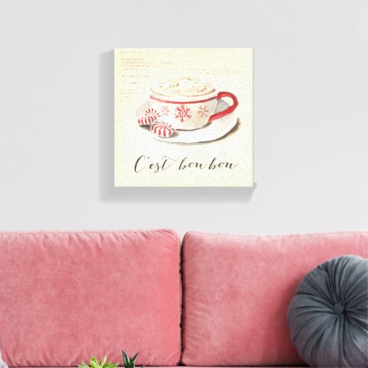 C'est Bon Bon Leinwanddruck (Insitu (Wohnzimmer))