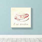 C'est Bon Bon Leinwanddruck (Insitu (Holzboden))