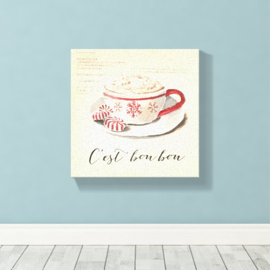 C'est Bon Bon Leinwanddruck (Insitu (Holzboden))