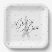 C'est ist Bon Parisian Sweet 16 ID1162 Pappteller (Vorderseite)
