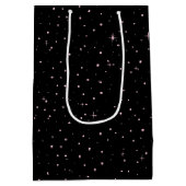 C'est ist Bon Parisian Sweet 16 Pink Black ID1162 Mittlere Geschenktüte (Rückseite)